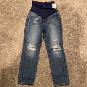 Pink blush maternity pants